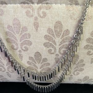 Silver necklace from Express